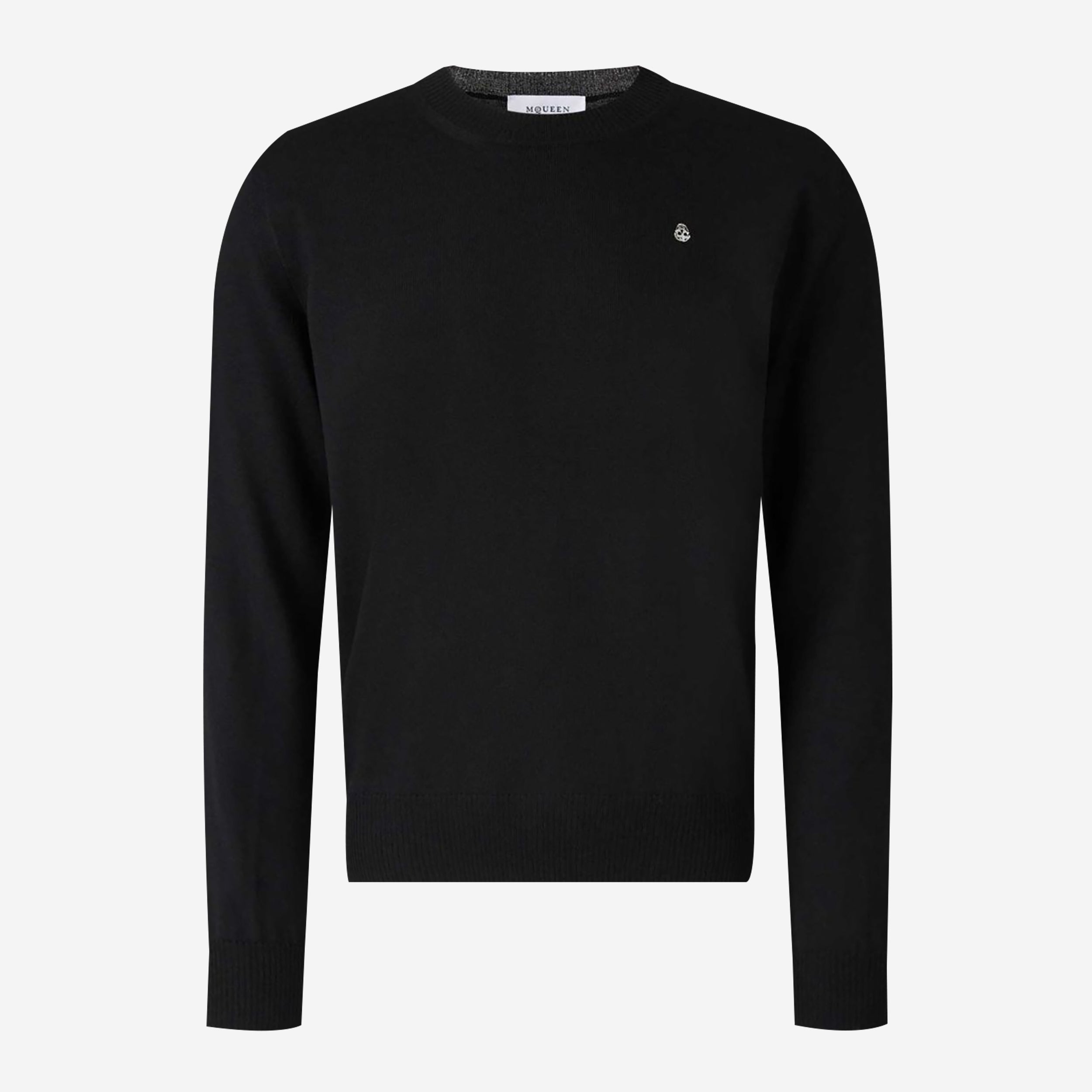 Alexander McQueen Merino Wool Inverted Skull Knitwear