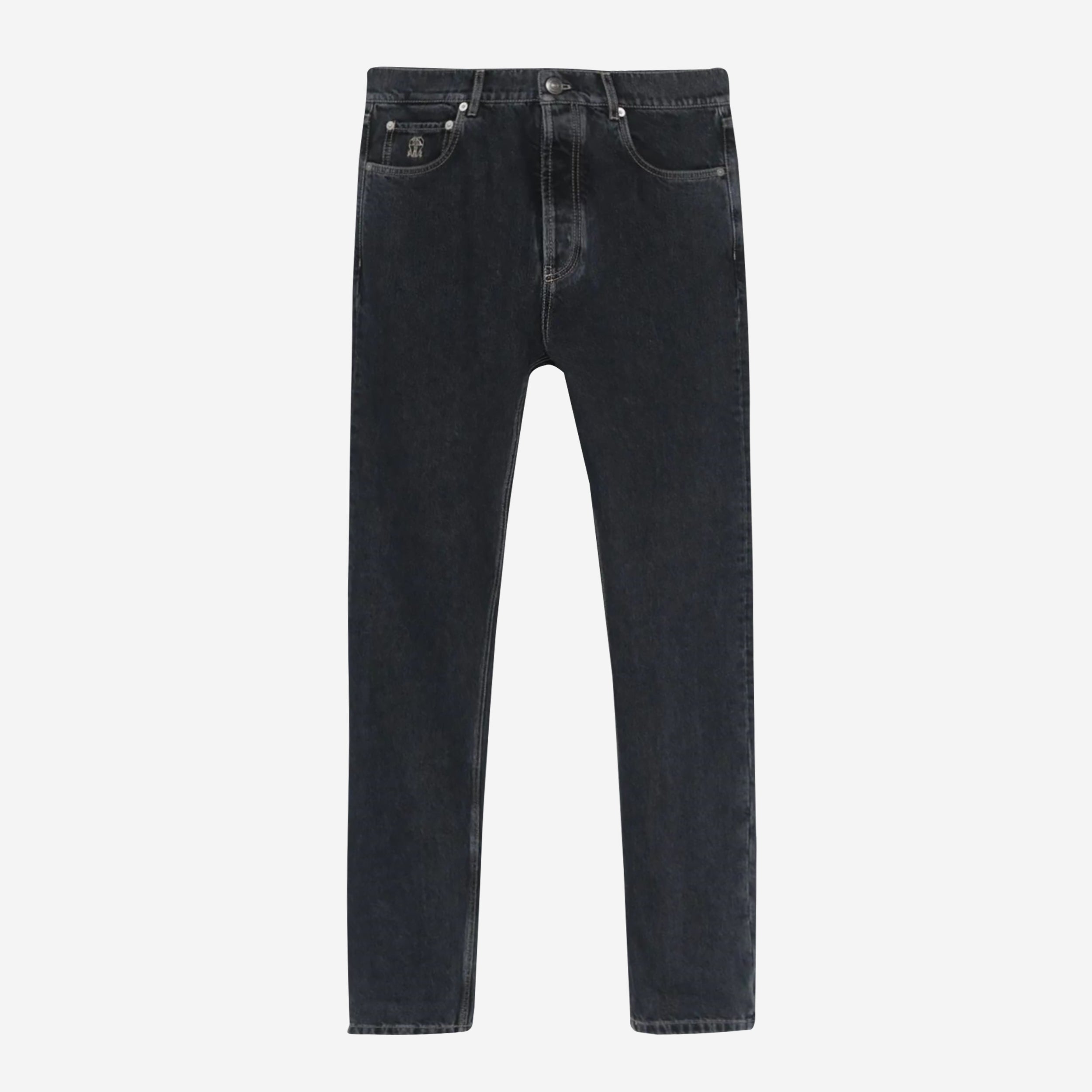 Brunello Cucinelli Denim Traditional Fit Five-Pocket Jean