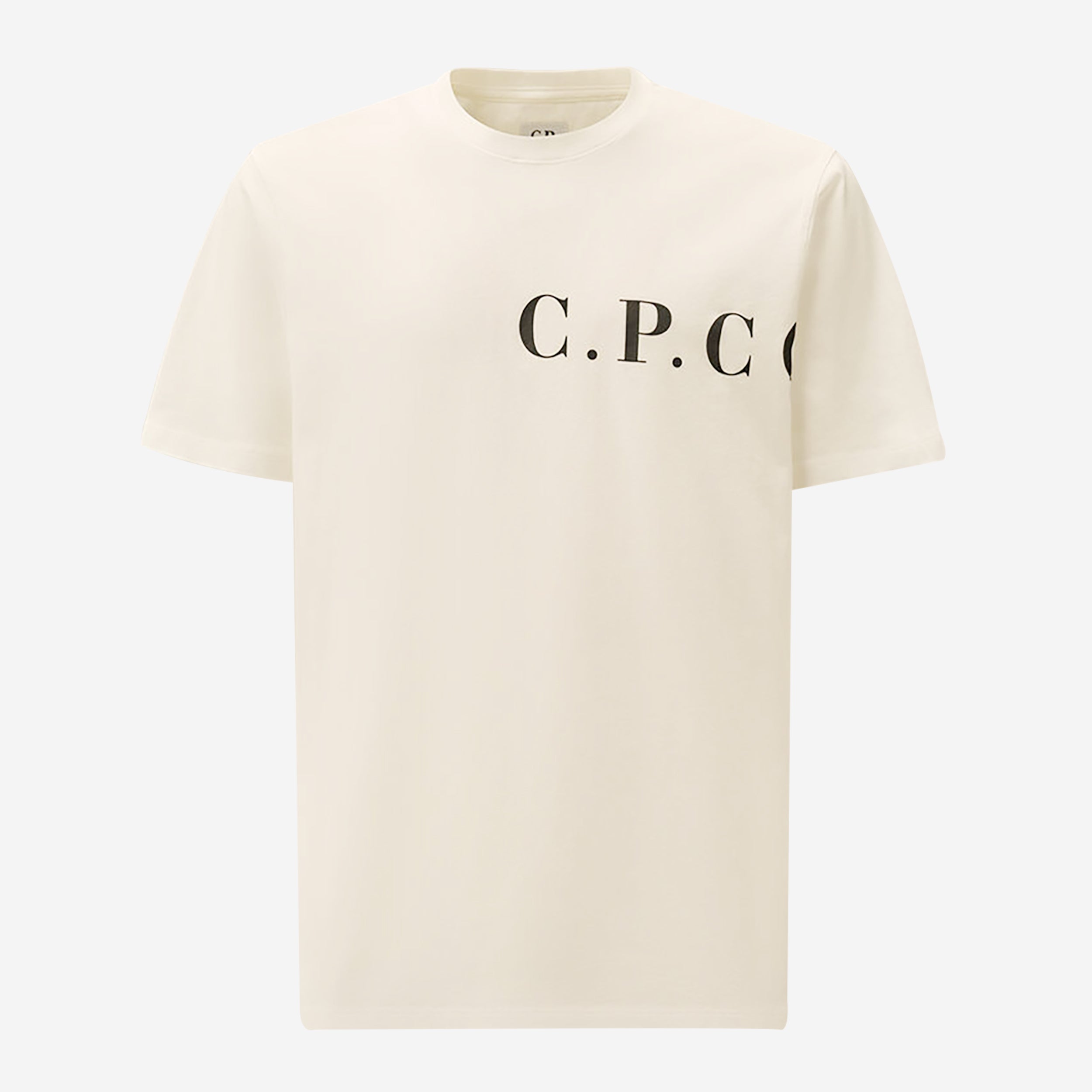 C.P. Company 30/1 Jersey Front-Back Logo T-Shirt
