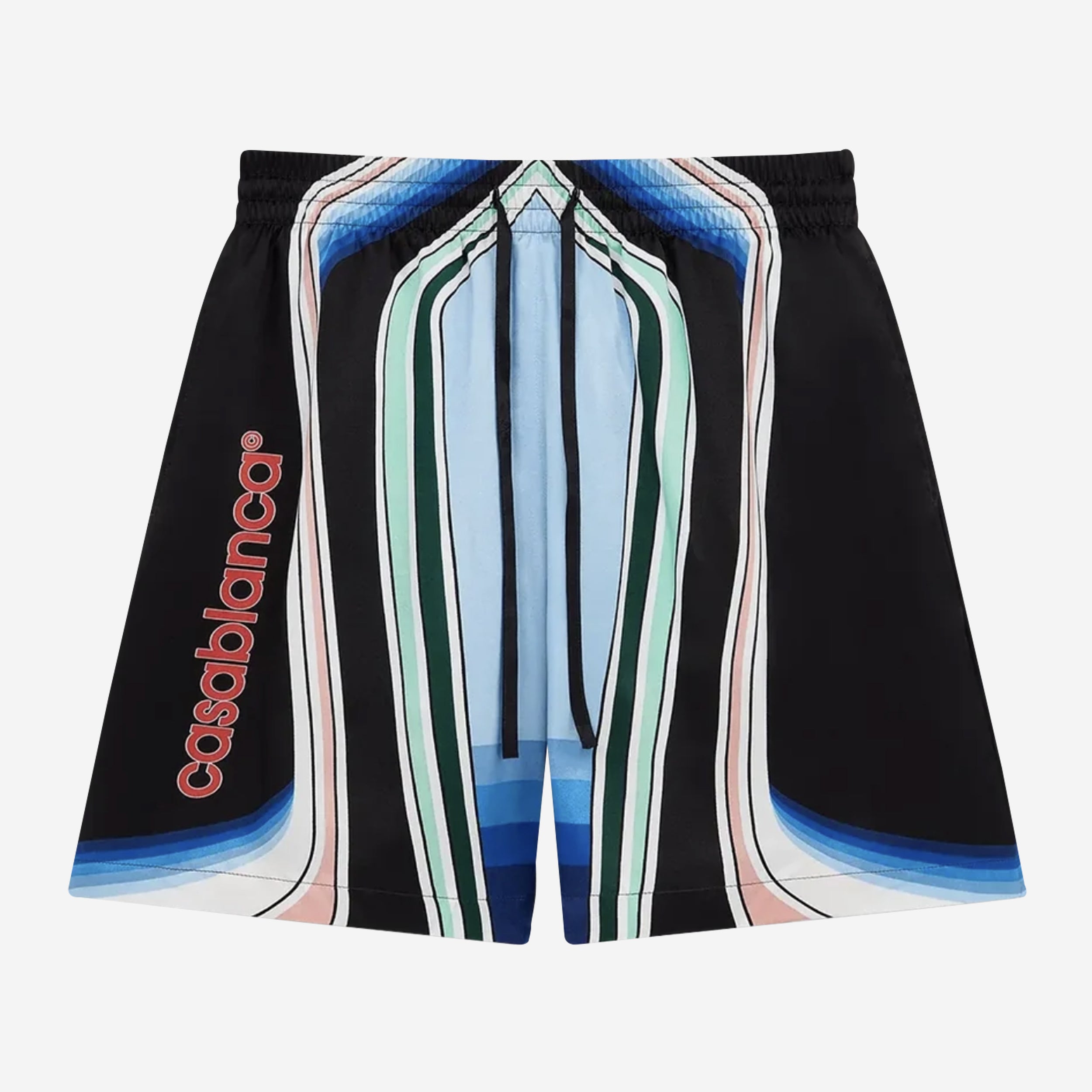 Casablanca Graphic Mountain Silk Shorts