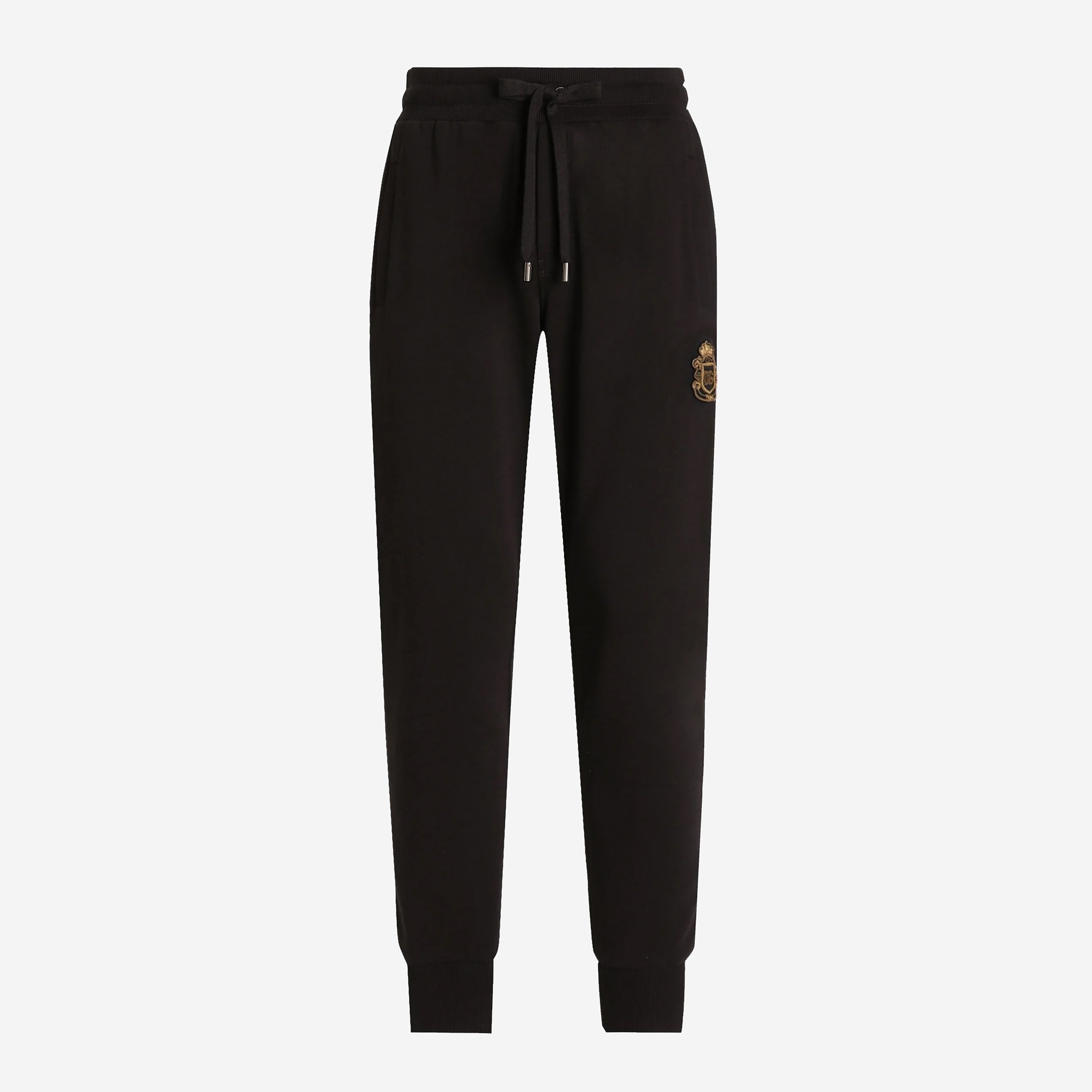 Dolce & Gabbana Heraldic Patch Jersey Track Pants
