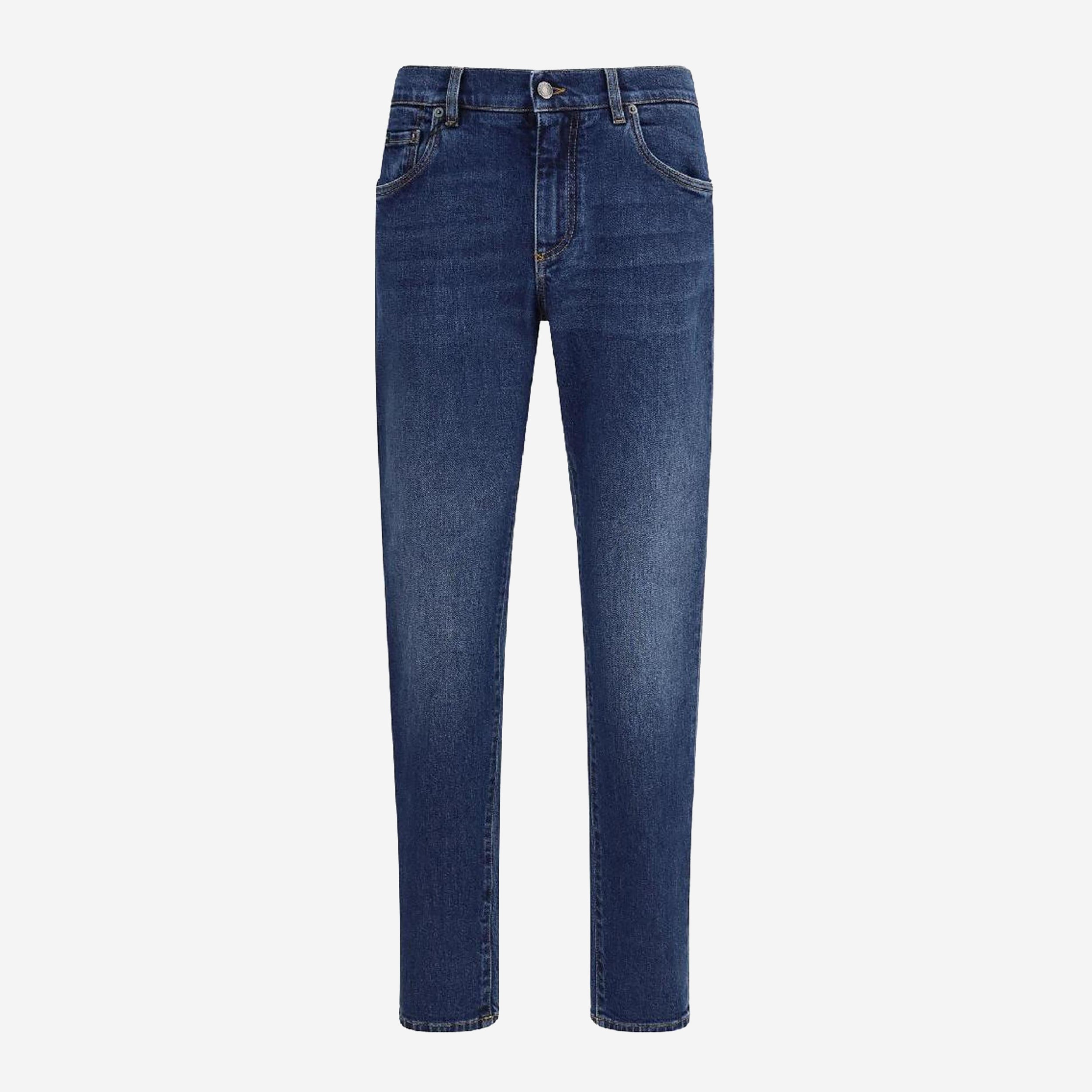 Dolce & Gabbana Slim-Fit Stretch Cotton Plaque Jeans