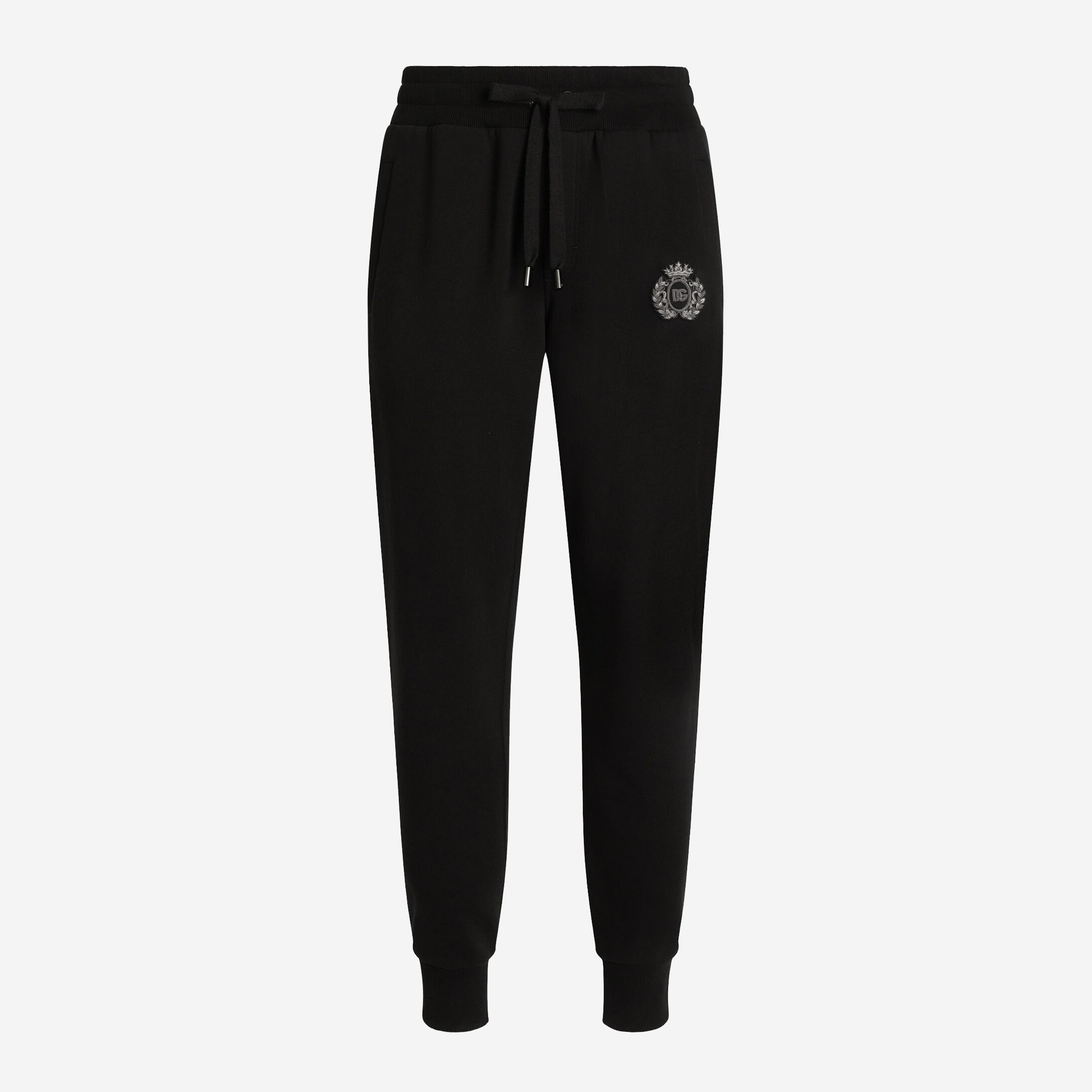 Dolce & Gabbana Logo Applqiue Stretch Jersey Jogging Pants
