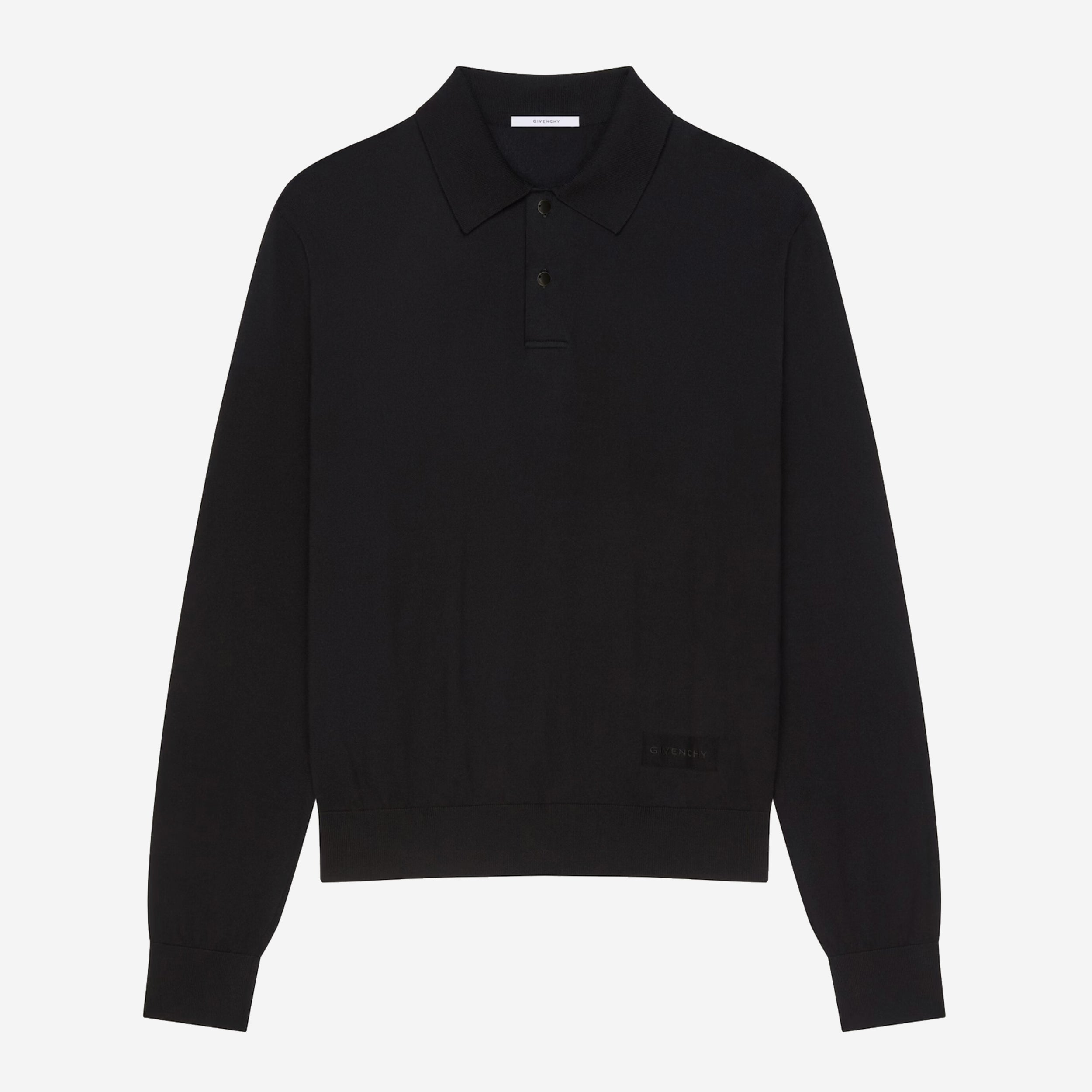 Givenchy Button Down Collar Knit Polo