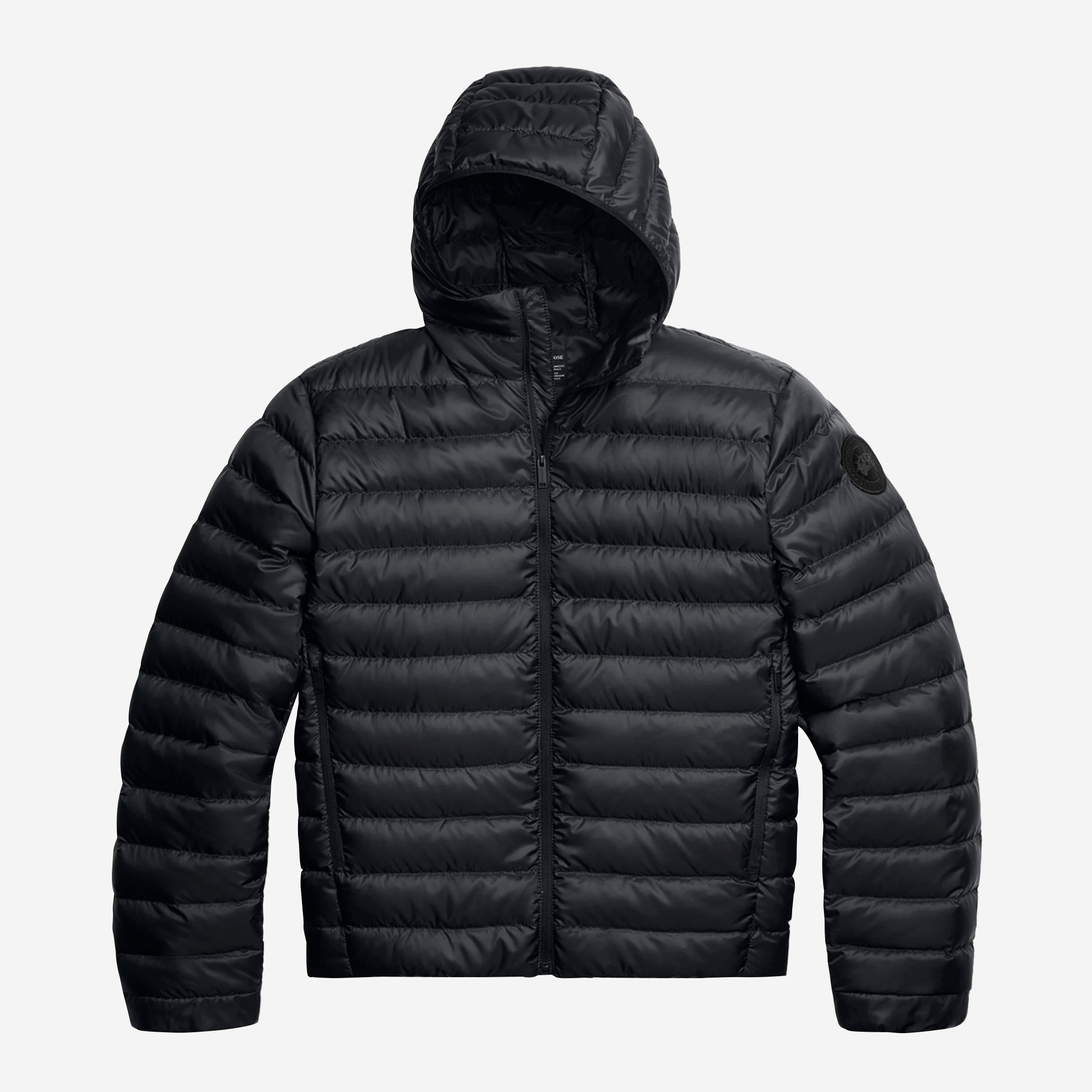 Canada Goose Stratus Tonal Black Disc Hooded Jacket