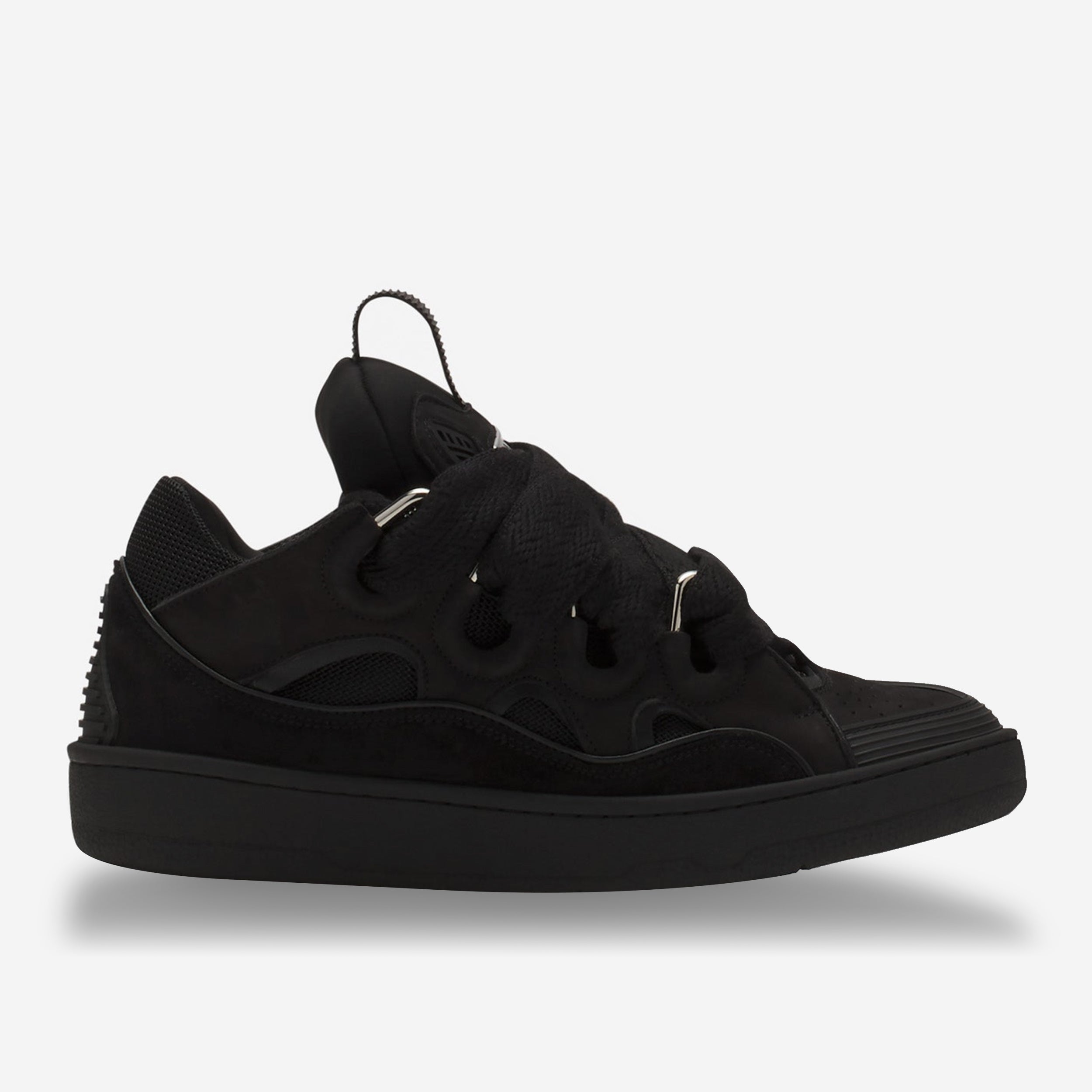 Lanvin Leather Curb Sneakers