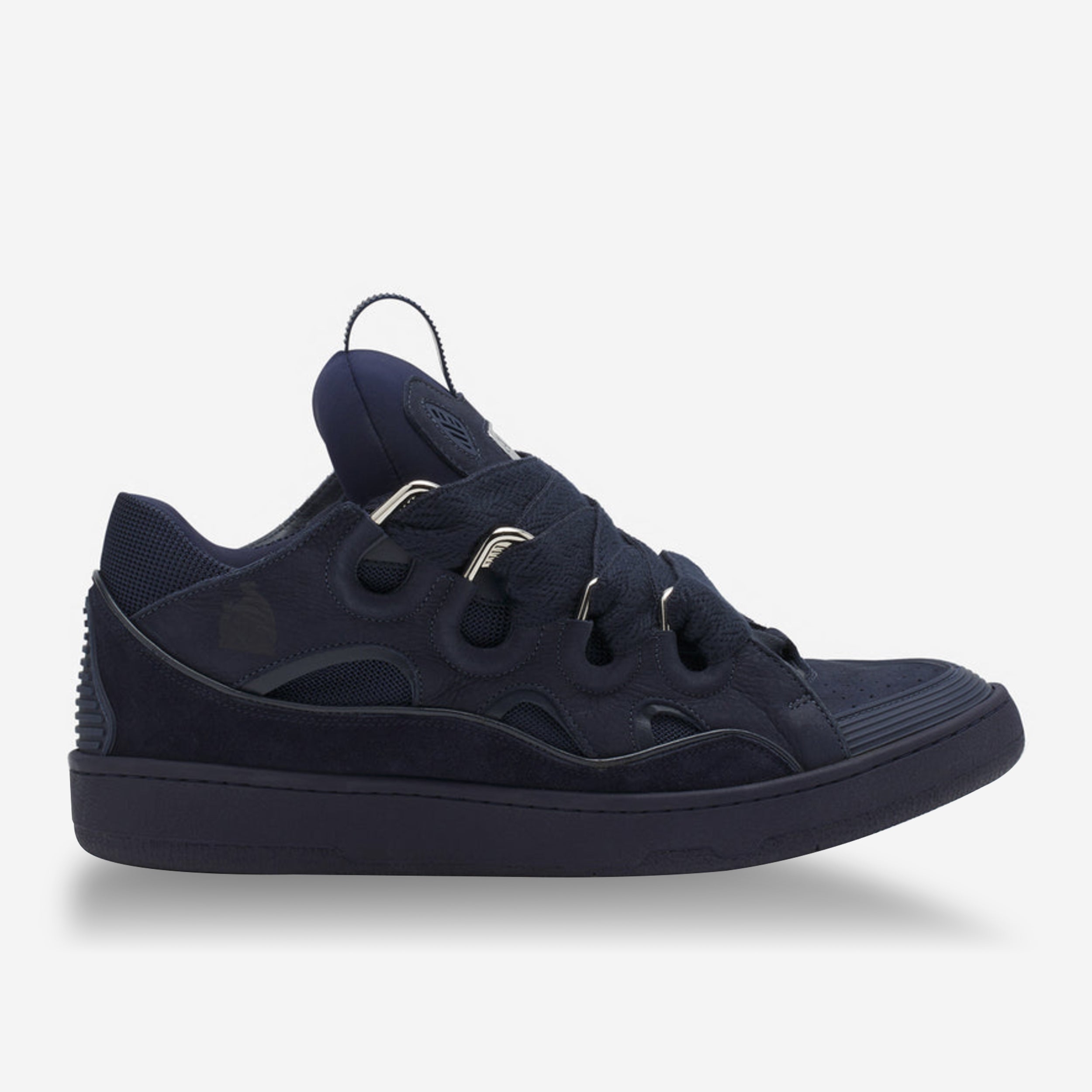 Lanvin Leather Curb Sneakers