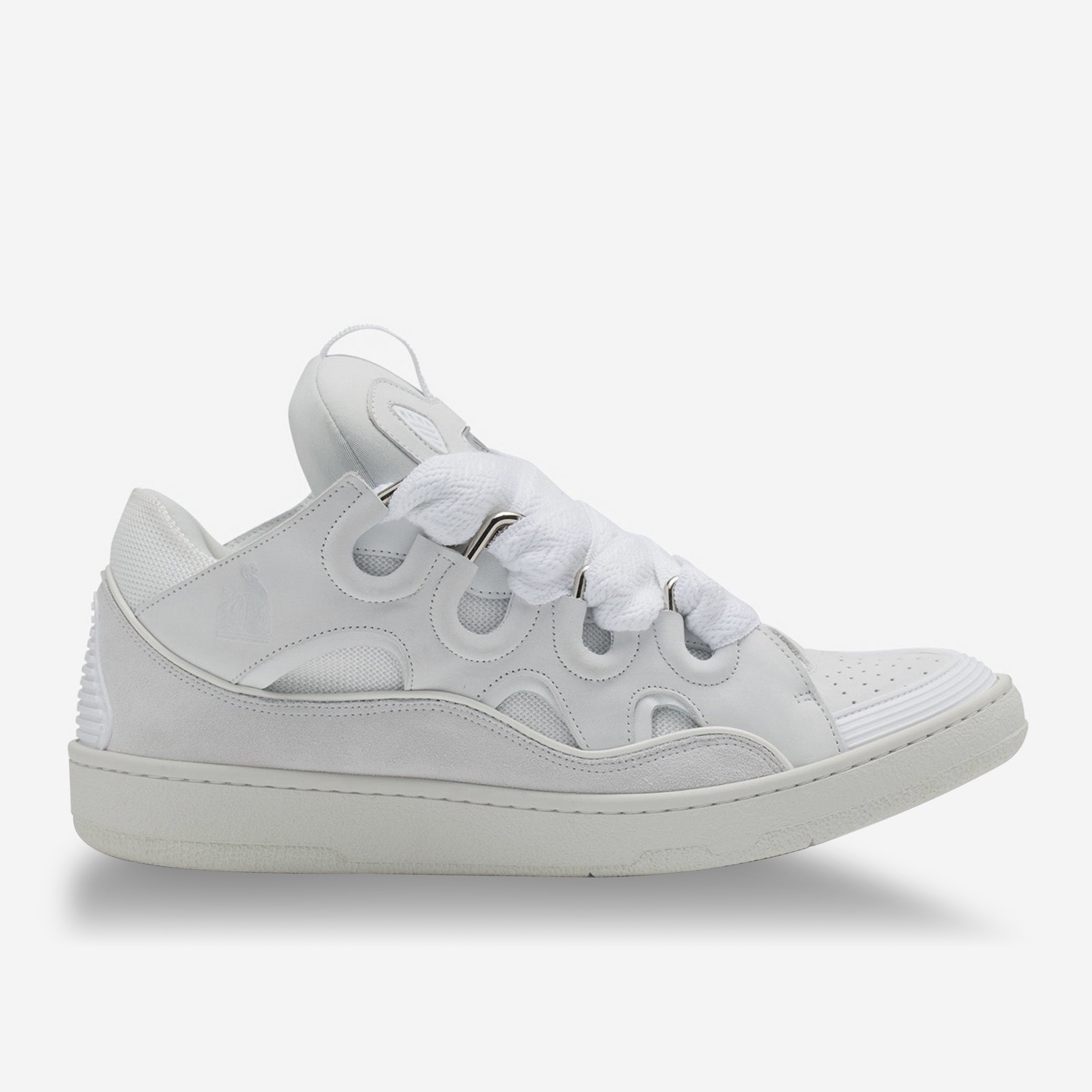 Lanvin Leather Curb Sneakers