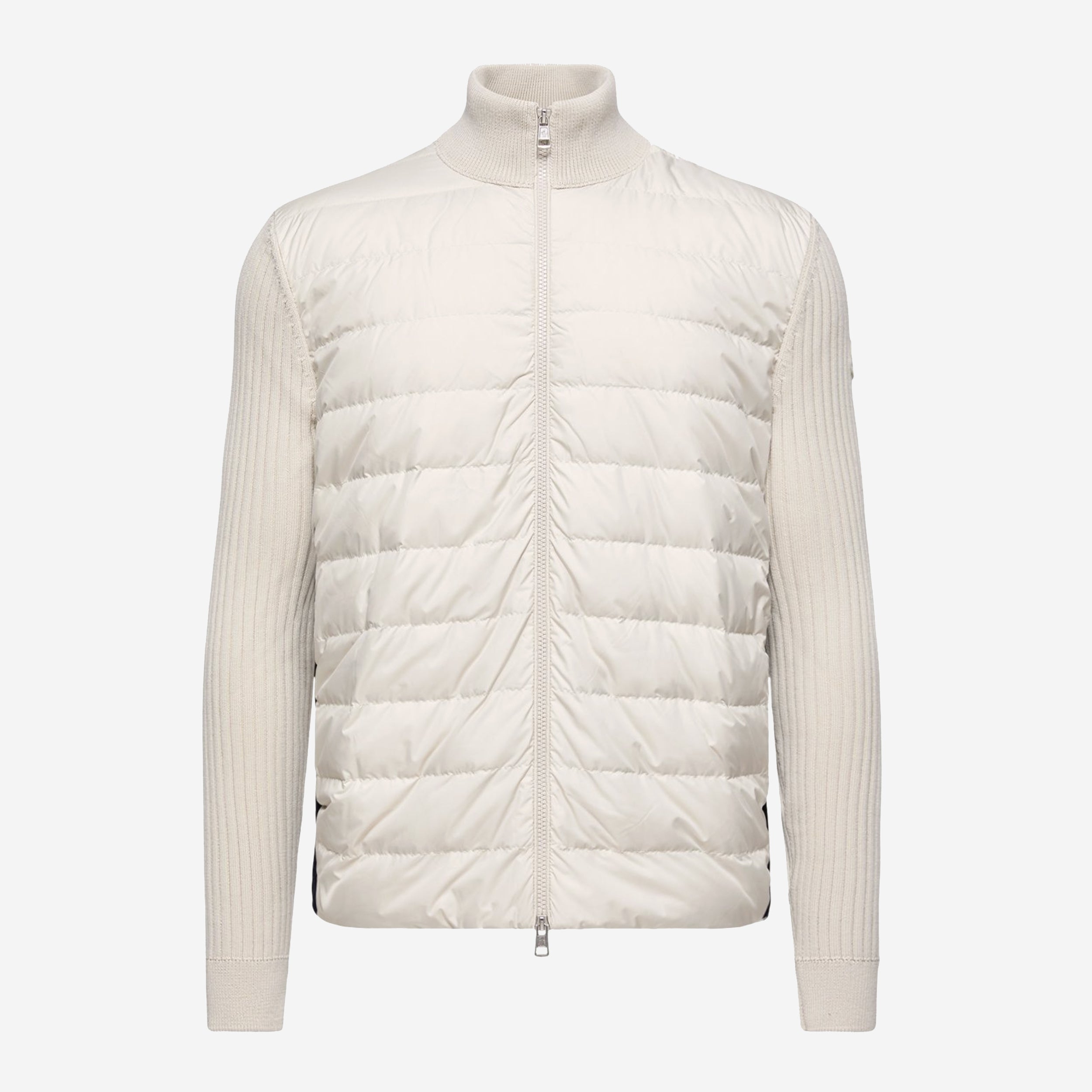 Moncler Padded Wool Zip-Up Cardigan