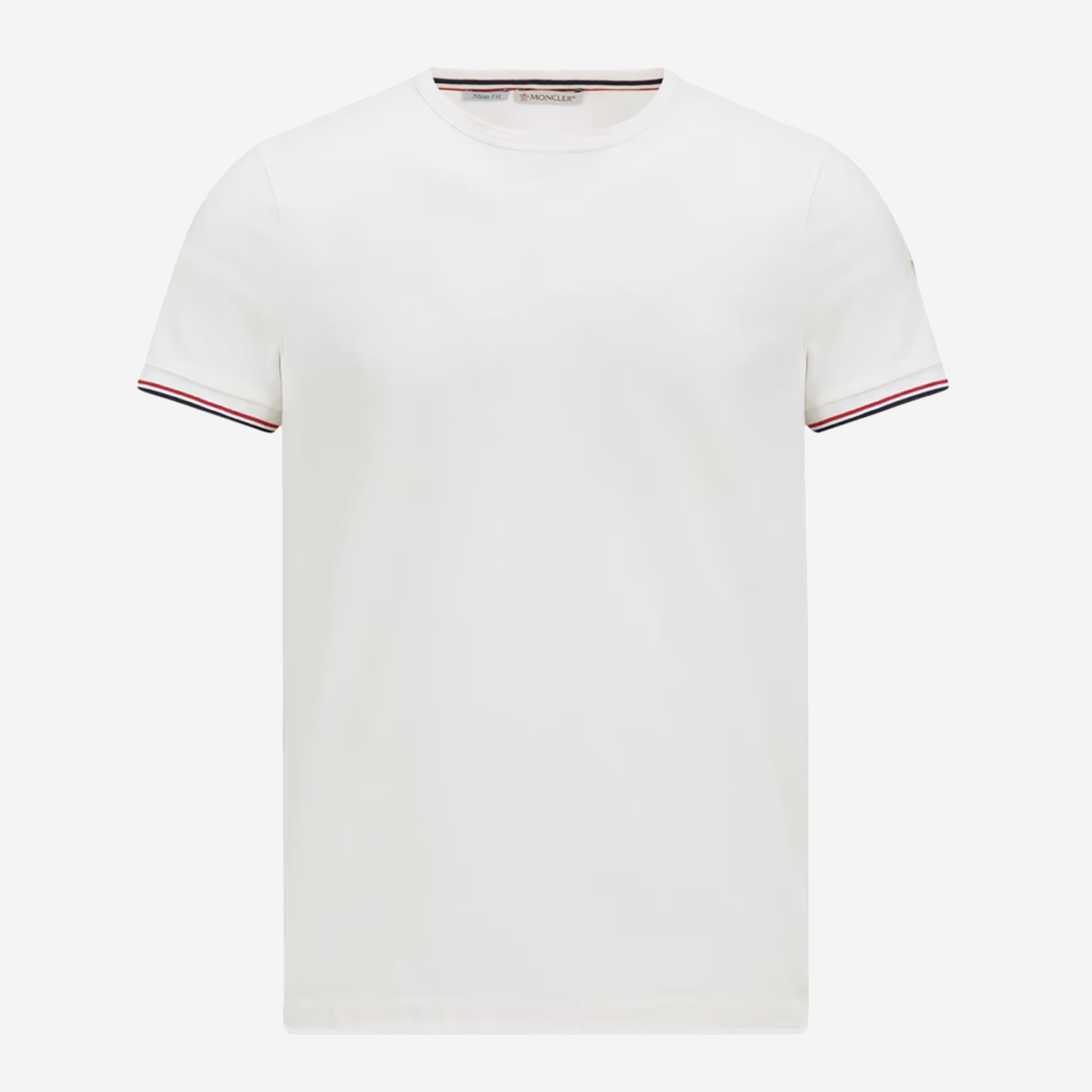 Moncler Tricolor-Trimmed Cotton T-Shirt