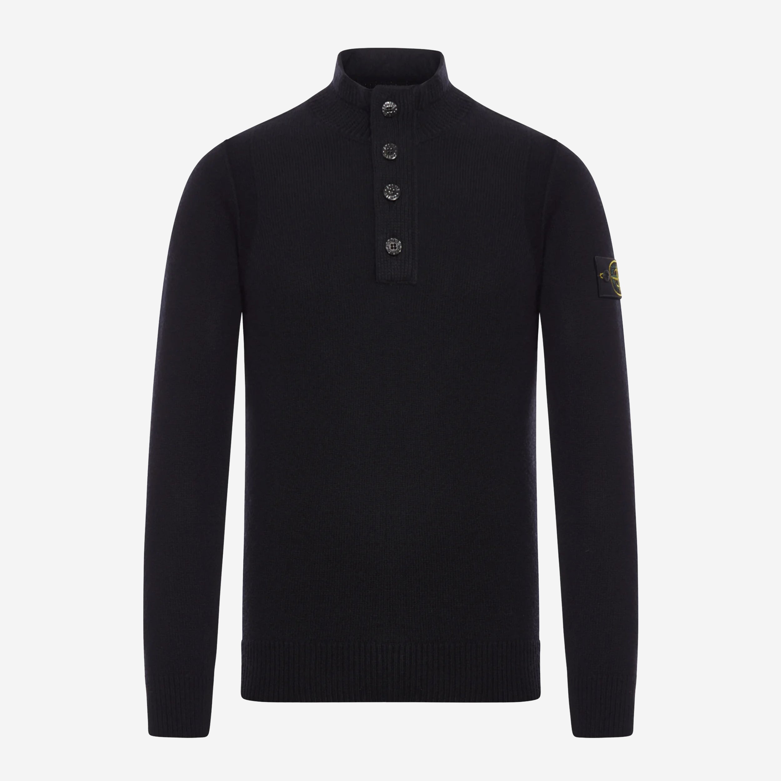 Stone Island Buttoned Wool Knitwear