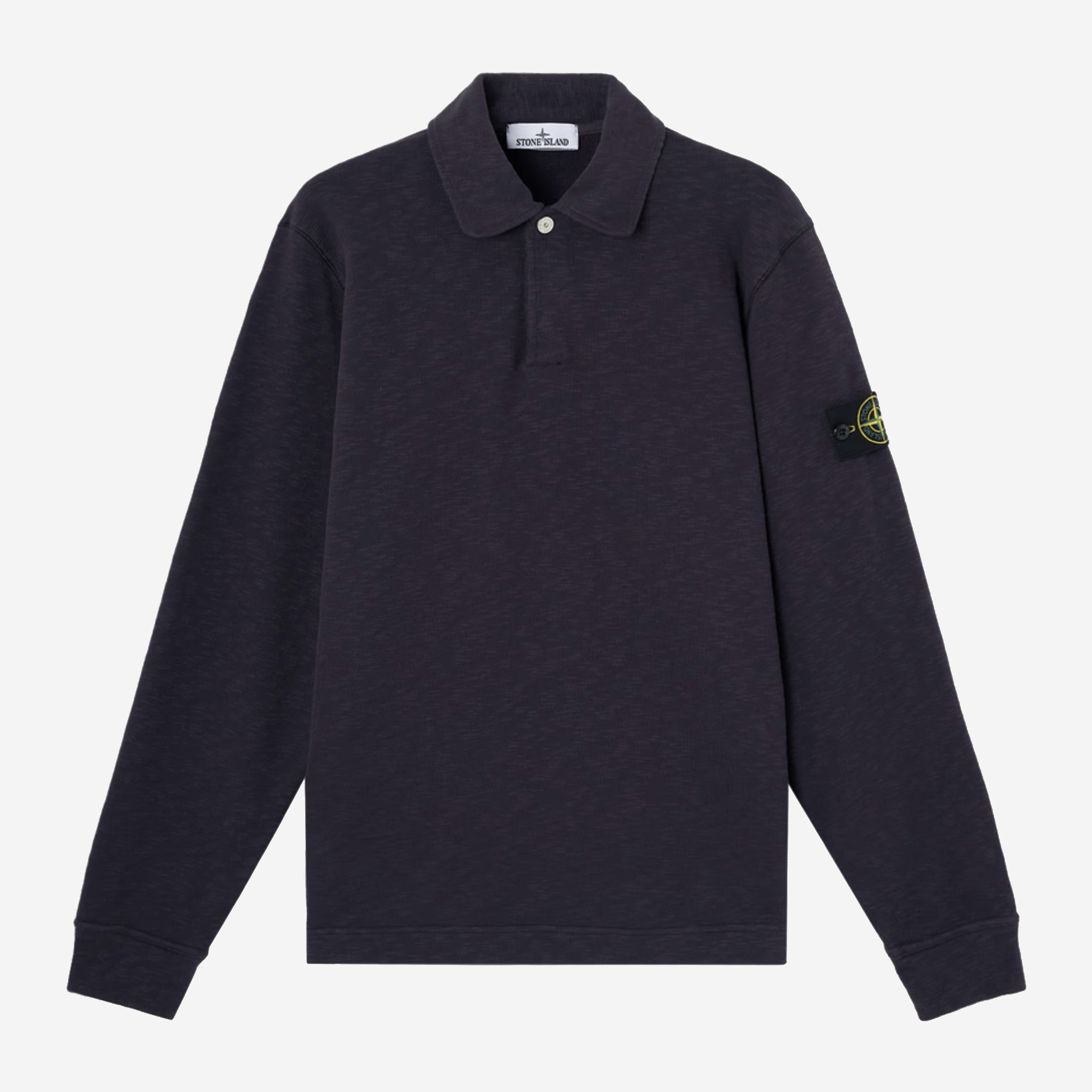 Stone Island Vanisé Brushed Heavy Cotton Sweatshirt Polo